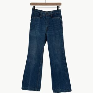 Vintage 70s Levi’s Orange Label 20643 Patch Pocket Wide Leg Denim Jeans | Sz 29